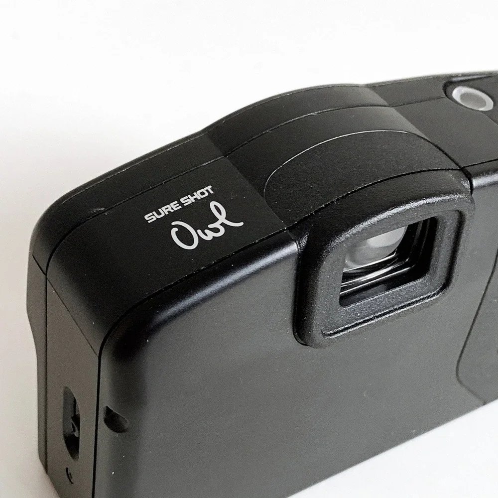 Vtg Canon Sure Shot Owl Tested 35mm Film Point Shoot Camera Marlboro‎